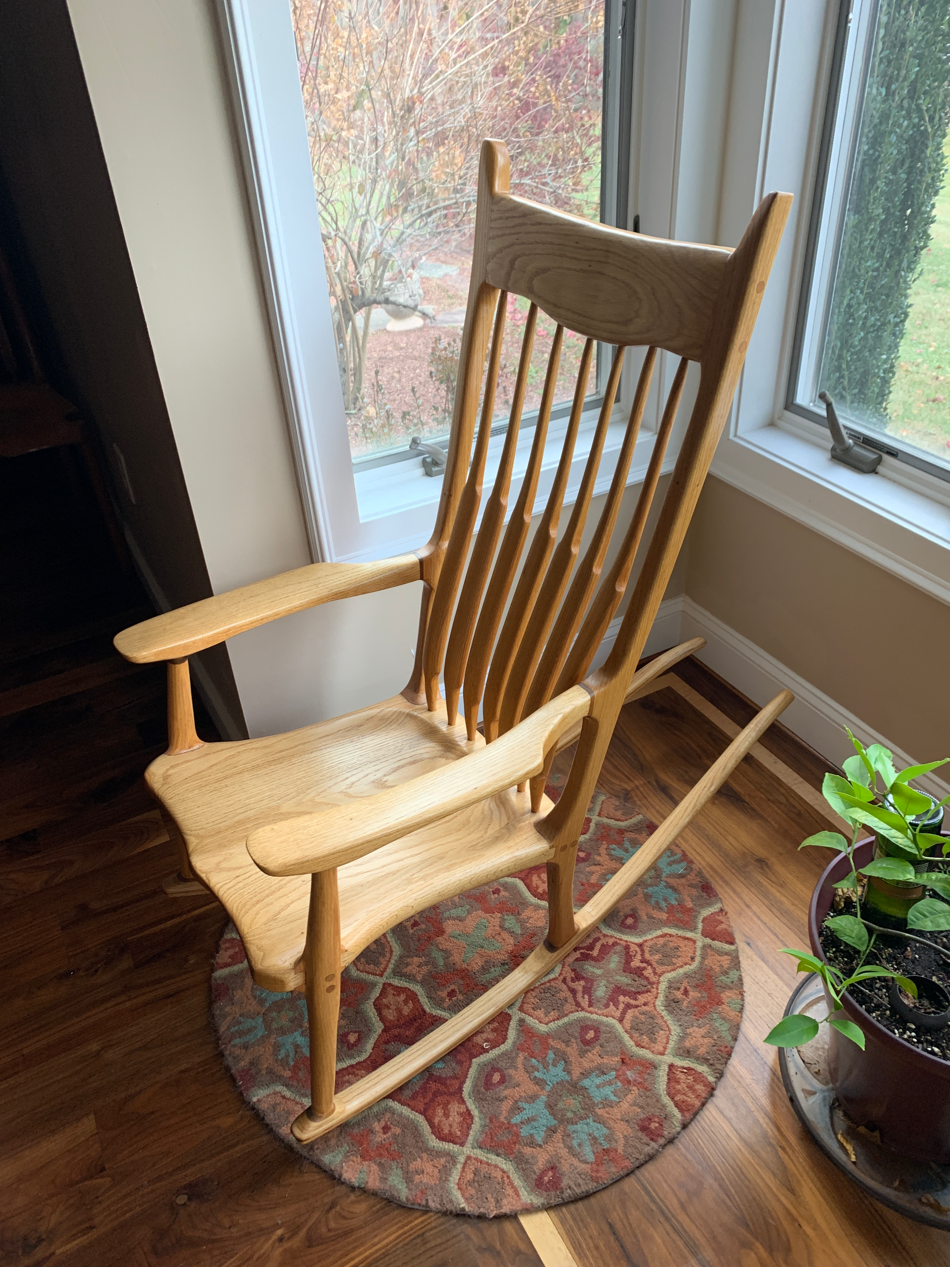Handcrafted hardwood panel